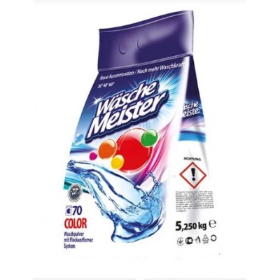 Порошок для прання WASCHE MEISTER Сolor 5,25 кг, п/е (97-126)